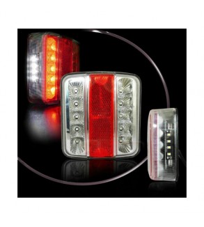 Lampa LED remorca 12V stop, semnalizare, pozitie si iluminare numar Cod: TRL004