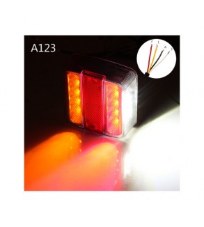 Lampa LED remorca 12V stop, semnalizare, pozitie si iluminare numar Cod: TRL004