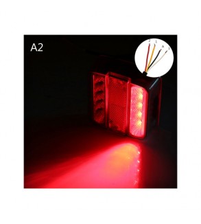 Lampa LED remorca 12V stop, semnalizare, pozitie si iluminare numar Cod: TRL004