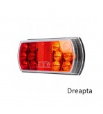 Lampa LED remorca stanga-dreapta 12V-24V stop, semnalizare, pozitie si iluminare numar Cod: TRL030A