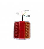 Lampa LED remorca 12V-24V stop, semnalizare, pozitie si iluminare numar Cod: TRL003