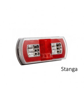 Lampa LED auto-remorca stanga sau dreapta 12V-24V GLO-TRAC stop, semnalizare, pozitie si iluminare numar Cod: TRS030A