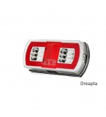 Lampa LED auto-remorca stanga sau dreapta 12V-24V GLO-TRAC stop, semnalizare, pozitie si iluminare numar Cod: TRS030A