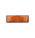 Dreptunghi reflectorizant cu adeziv galben spate 90x32mm Cod: TR015
