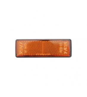 Dreptunghi reflectorizant cu adeziv galben spate 90x32mm Cod: TR015