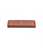 Dreptunghi reflectorizant cu adeziv galben spate 90x32mm Cod: TR015