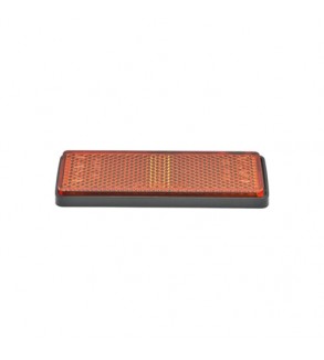 Dreptunghi reflectorizant cu adeziv galben spate 90x32mm Cod: TR015
