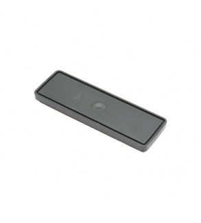 Dreptunghi reflectorizant cu adeziv galben spate 90x32mm Cod: TR015