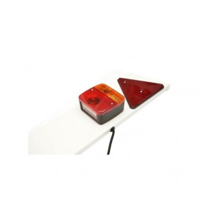 Bara remorca cu lampi LED SMD 12V 1.22m, cablu 6m, mufa 7 pini Cod: TBL021