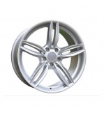Jante DY278 KM 18x8 fata 18x9 spate 5x120 ET30 ET40 argintiu compatibile BMW