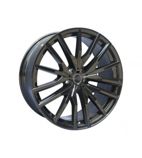 Jante DY1189 KM 22x9.5 fata 22x10.5 spate 5x112 ET37 ET43 negru lucios compatibile BMW