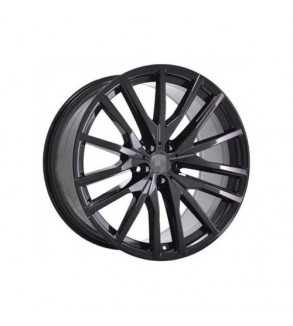 Jante DY1189 KM 22x9.5 fata 22x10.5 spate 5x112 ET37 ET43 negru lucios compatibile BMW