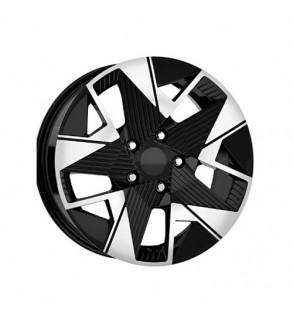 Jante DY1846 KM 16x6.5 5x114.3 ET35 diamond cut compatibile Dacia Renault Nissan Toyota