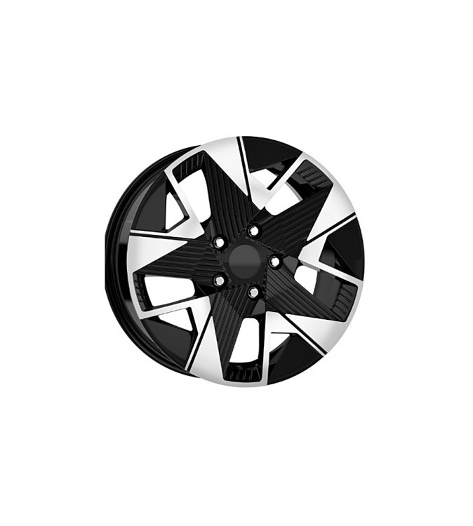 Jante DY1846 KM 16x6.5 5x114.3 ET35 diamond cut compatibile Dacia Renault Nissan Toyota