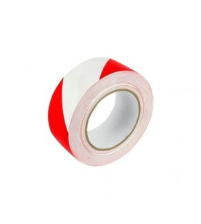 Banda delimitare avertizare rosu alb 50 mm x 200 m HIGHPOWER Cod: AAA161