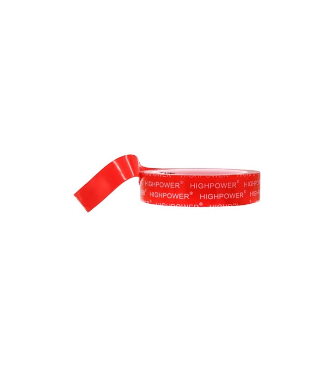 Banda dublu adeziva transparenta nano 24 mm x 3 m HIGHPOWER Cod: AAA175