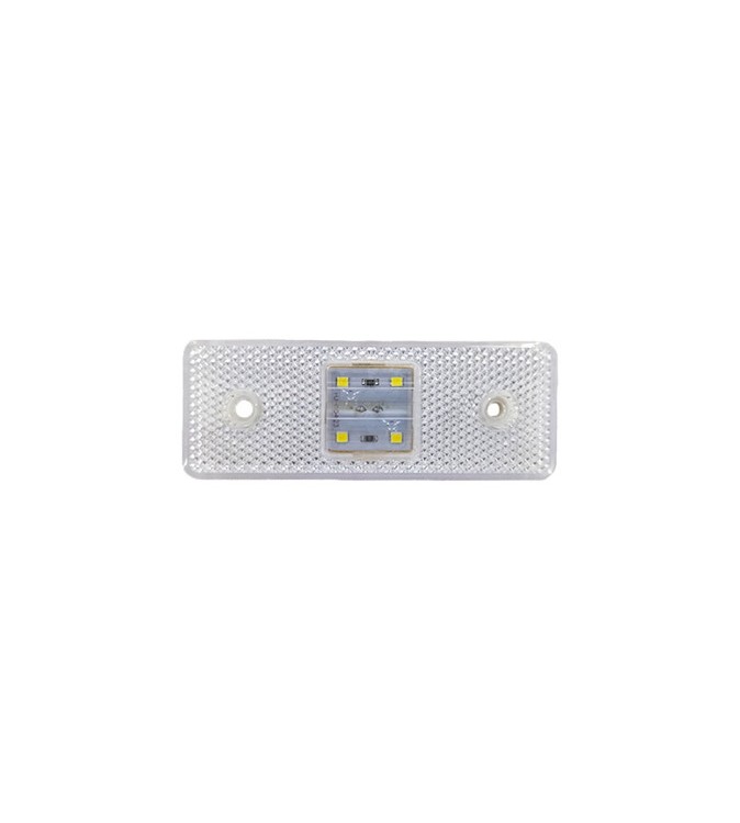 Lampa laterala LED alba 4 LED 12V-24V Cod: L1015144