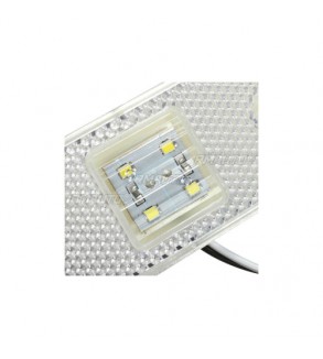Lampa laterala LED alba 4 LED 12V-24V Cod: L1015144