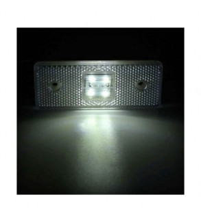 Lampa laterala LED alba 4 LED 12V-24V Cod: L1015144