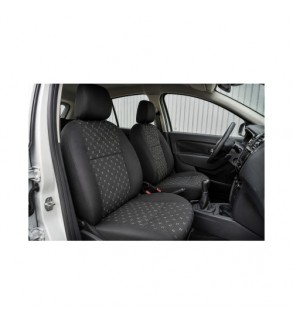 Huse scaune auto compatibile Dacia Logan II 2012-2020 bancheta spate nefractionata Premium Material Textil