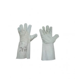 Manusi de sudura din piele bovina captusite cu manseta protectie 15 cm lungime 35 cm marimea 10 Cod: BK78890