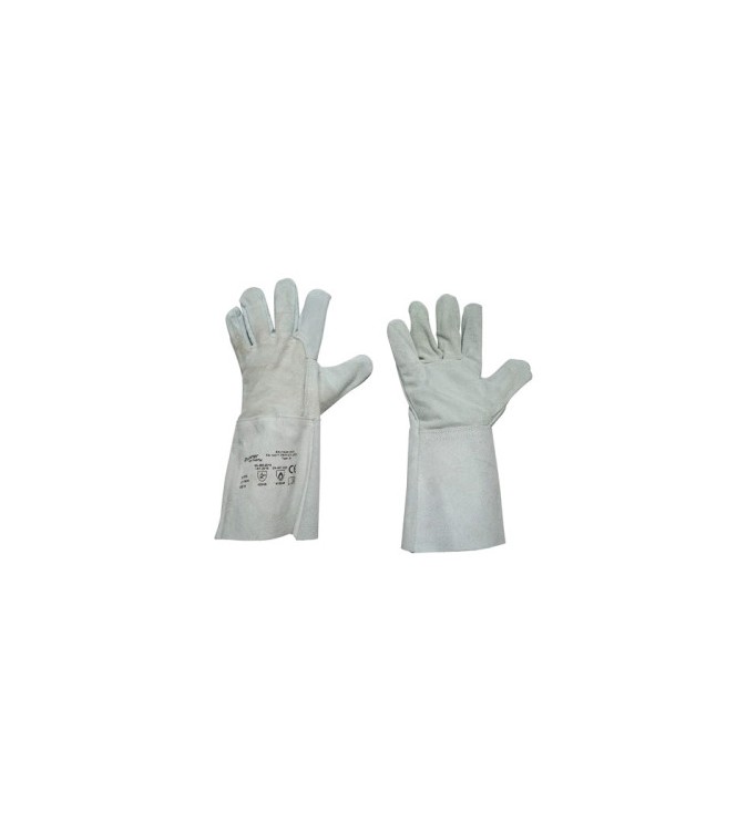 Manusi de sudura din piele bovina captusite cu manseta protectie 15 cm lungime 35 cm marimea 10 Cod: BK78890