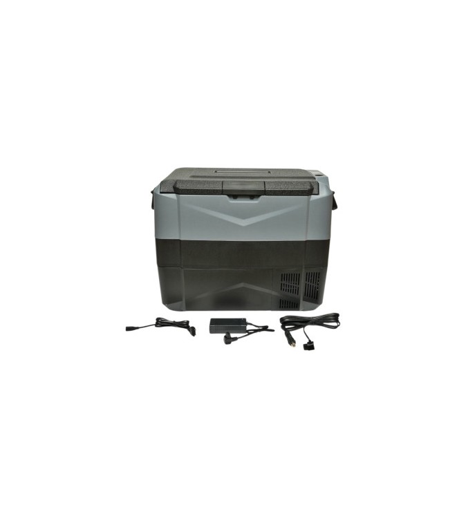 Frigider auto portabil cu compresor 45L 12V 24V 220V 60W zona dubla de racire afisaj LCD Cod: BK99977