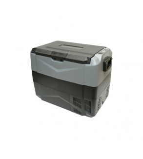 Frigider auto portabil cu compresor 45L 12V 24V 220V 60W zona dubla de racire afisaj LCD Cod: BK99977