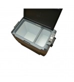 Frigider auto portabil cu compresor 45L 12V 24V 220V 60W zona dubla de racire afisaj LCD Cod: BK99977