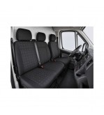 Huse scaune auto compatibile Peugeot Boxer 2006-> 2+1 Premium Material Textil