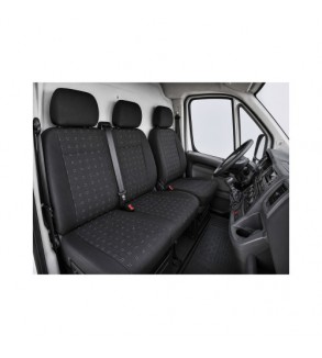Huse scaune auto compatibile Peugeot Boxer 2006-> 2+1 Premium Material Textil