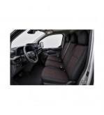 Huse scaun auto compatibile  Ford Custom 2025-> spatar bancheta fractionat Premium Imitatie Piele Romb