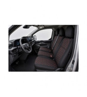 Huse scaun auto compatibile  Ford Custom 2025-> spatar bancheta fractionat Premium Imitatie Piele Romb