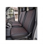 Huse scaune auto compatibile Ford Transit 2013-> 2+1 Premium Imitatie Piele Romb
