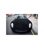 Folie auto autocolanta catifea neagra cu tehnologie anti-bule 1m x 1.37m Cod: RB-06