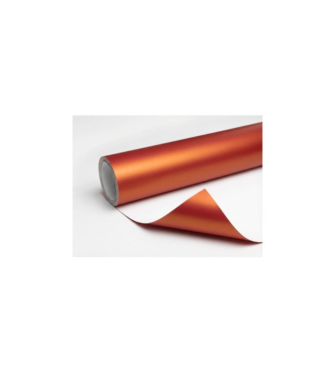Folie auto portocaliu satinat crom mat pentru colantare caroserie 1m x 1.52m Cod: 1612A