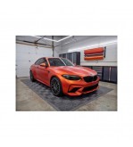 Folie auto portocaliu satinat crom mat pentru colantare caroserie 1m x 1.52m Cod: 1612A