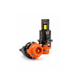 Bec LED D2S D2R 45W 9000 lumeni 6000K 12V-24V CANBUS Cod: LX4-D2S-R