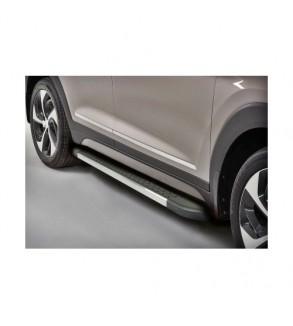 Praguri laterale auto negre aluminiu compatibile Renault Trafic III lung 2023-> Cod: V1-263cm+UR12+PRG1129 BRK03