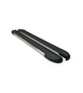 Praguri laterale auto negre aluminiu compatibile Renault Trafic III lung 2023-> Cod: V1-263cm+UR12+PRG1129 BRK03