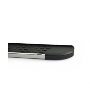 Praguri laterale auto negre aluminiu compatibile Renault Trafic III lung 2023-> Cod: V1-263cm+UR12+PRG1129 BRK03