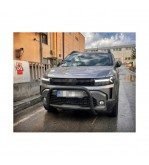 Bullbar auto fata negru mat compatibil Dacia Duster III 2024-> cu kit montaj Cod: 6166D3