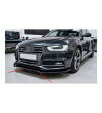 Spoiler prelungire bara fata Audi A4 S-Line S4 B8 Facelift 2011-2015 ABS negru Piano  Cod: LSP3003