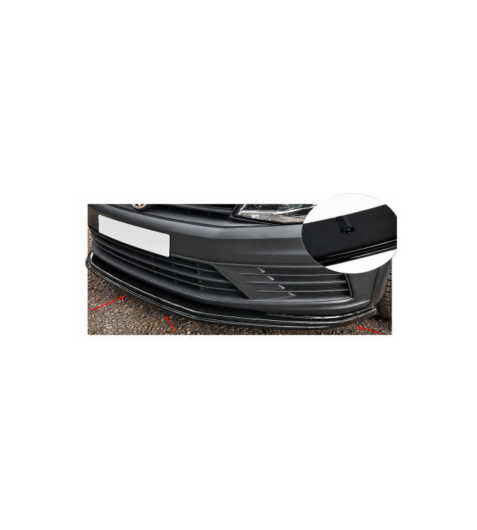 Spoiler prelungire bara fata Volkswagen Caddy 2015-> ABS negru Piano Cod: LSP3006