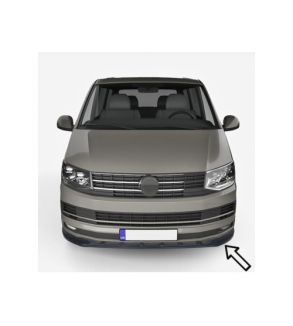 Spoiler prelungire bara fata Volkswagen Transporter T5 2003-2015 ABS negru Piano Cod: LSP3007