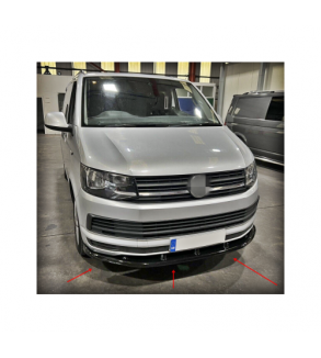 Spoiler prelungire bara fata Volkswagen Transporter T6.1 2018-> ABS negru Piano Cod: LSP3009