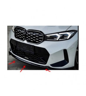 Spoiler prelungire bara fata BMW Seria 3 G20 cu pachet M Facelift 2022-> ABS negru Piano Cod: LSP3031