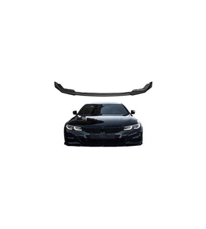 Spoiler prelungire bara fata BMW Seria 3 G21 cu pachet M 2018-2022 ABS negru Piano Cod: LSP3032