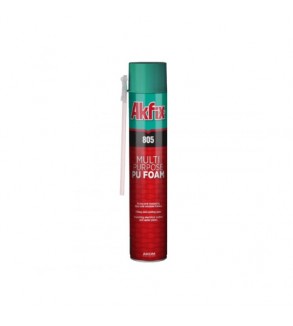 Spuma poliuretanica de montaj cu pai 750 ml Akfix 805 Cod: 805
