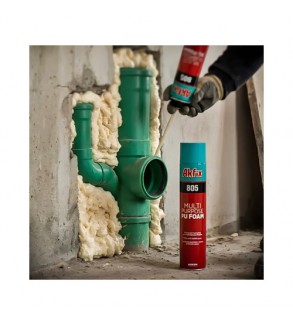 Spuma poliuretanica de montaj cu pai 750 ml Akfix 805 Cod: 805
